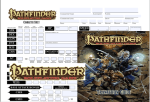 pathfinder character sheet